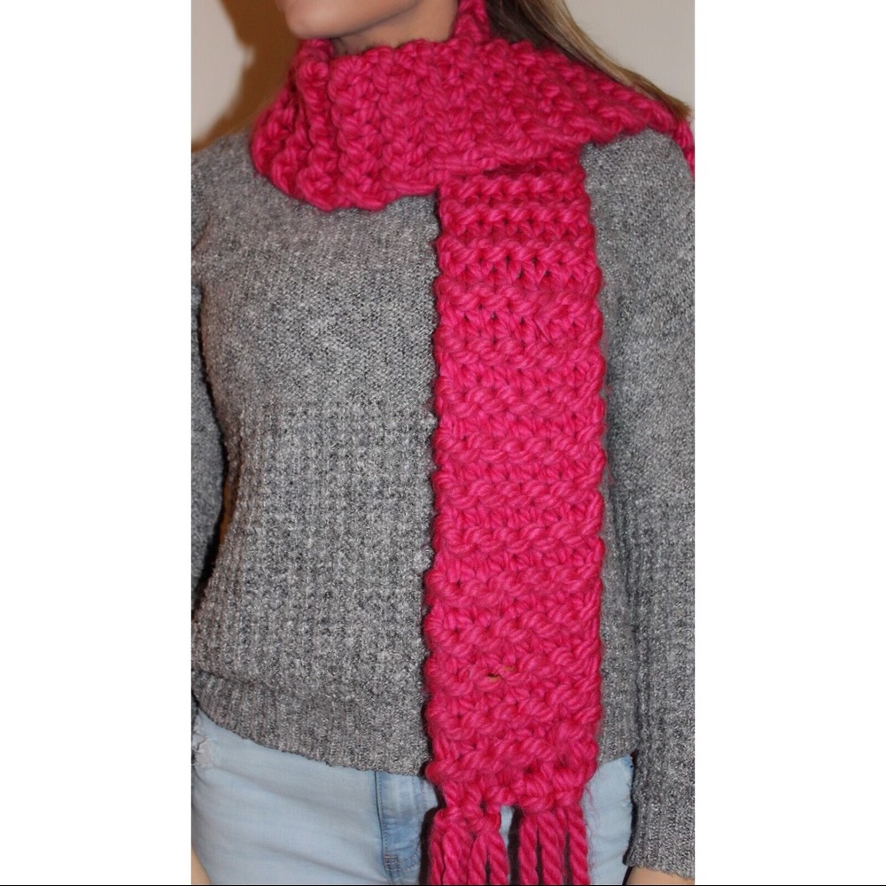 Hot Pink Scarf